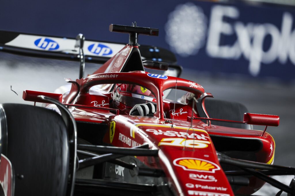La Ferrari de Charles Leclerc. 