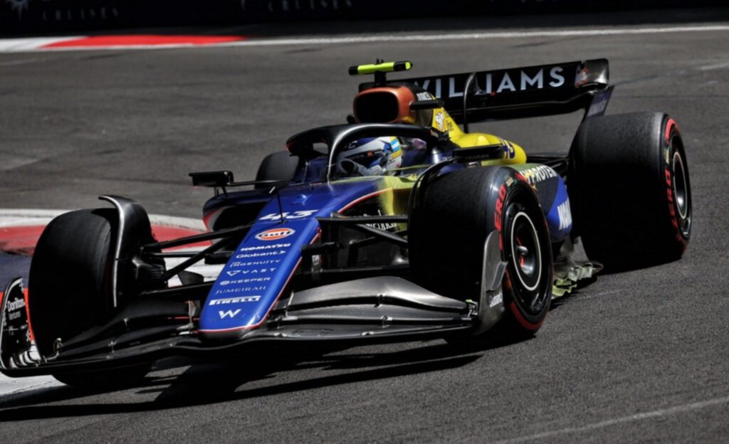 Franco Colapinto rueda con Williams.