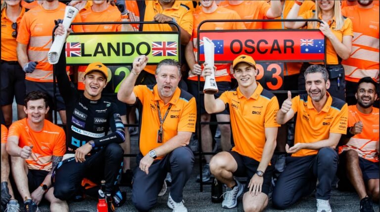 El equipo Mclaren.