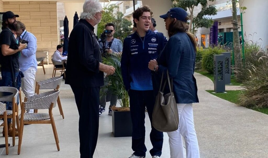 Franco Colapinto y Flavio Briatore.