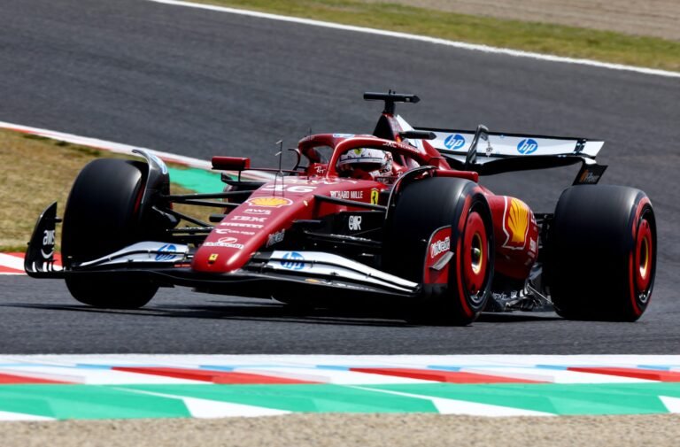 Charles Leclerc con Ferrari