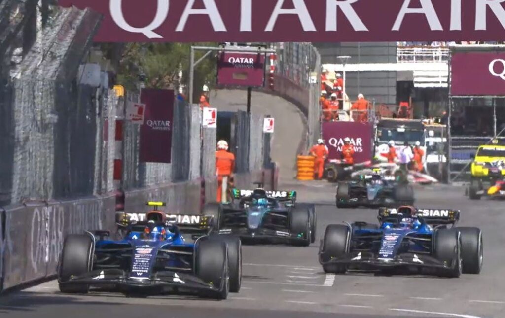 Williams, un protagonista en el atasco de Mónaco.