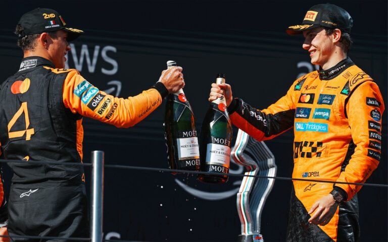 Oscar Piastri y Lando Norris