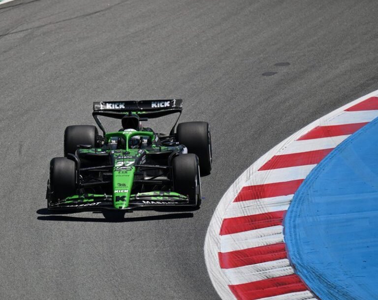 Nico Hulkenberg con Sauber en España