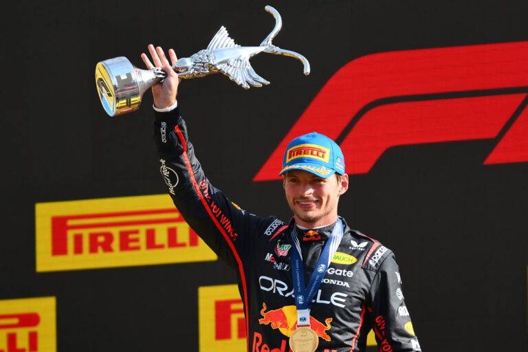 Max Verstappen ganó el Gran Premio de Italia en Monza.