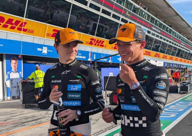 Mclaren, una particular lucha por el título entre Norris y Piastri.