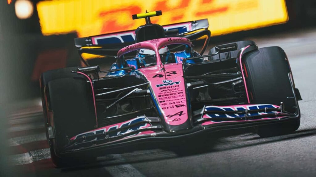 Franco Colapinto en Singapur