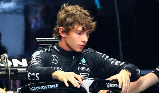 Andrea-Kimi-Antonelli-Mercedes Andrea Kimi Antonelli, el prospecto de Mercedes para 2025.