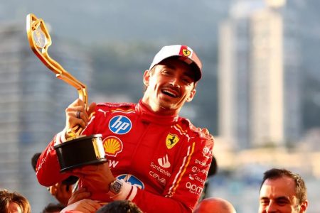 Charles-Leclerc-victoria-Mónaco Leclerc gana en Mónaco.