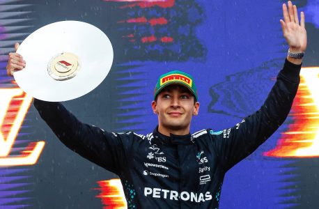 George-Russell-podio-China George Russell sumó un nuevo podio para Mercedes.