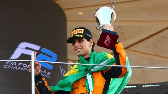 Gabriel Bortoleto, el actual campeón de la Fórmula 2, estará en la parrilla 2025 de la F1.